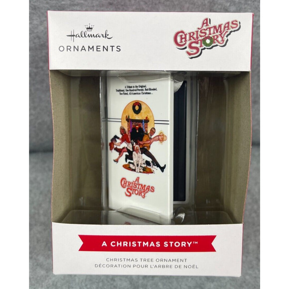 Hallmark A Christmas Story Classic‎ VHS￼ Cassette Case Holiday Ornament 2022 NEW - Picture 1 of 3